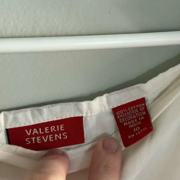 Valerie Stevens Cream A-Line Maxi Skirt - Picture 5 of 6